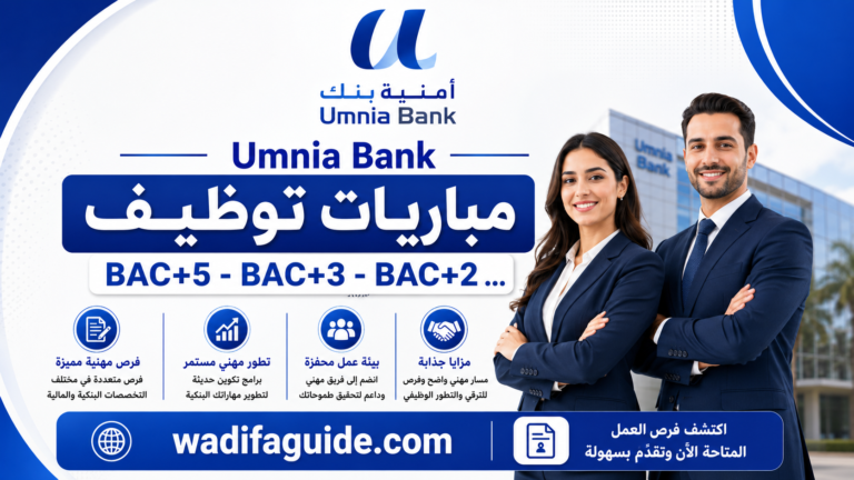 أمنية بنك : فرص عمل في مختلف الدرجات والتخصصات