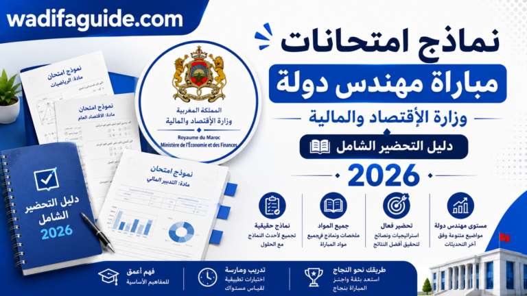 نماذج امتحانات مباراة مهندس دولة