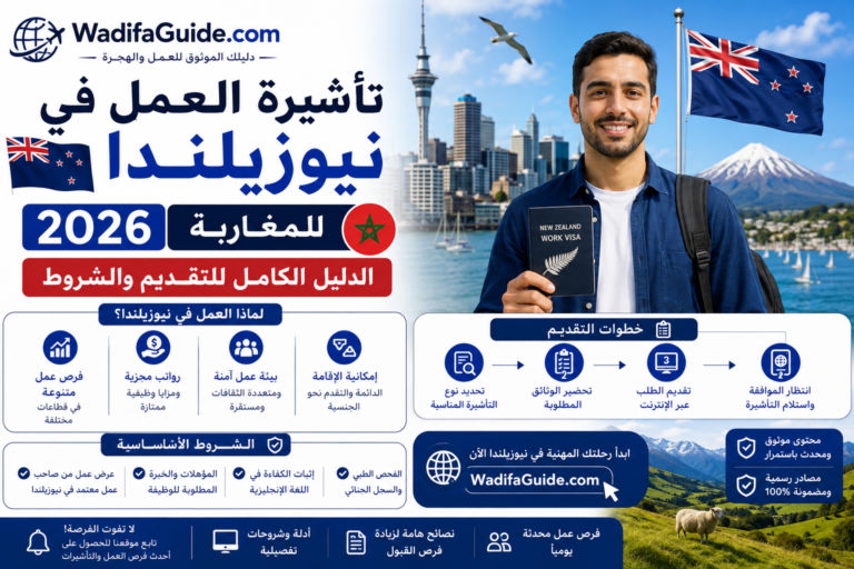 تأشيرة العمل في نيوزيلندا 2026